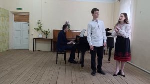Дуэт Романенко Ксения и Романенко Максим. Музыка А. Даргомыжского, слова народные «Ванька-Танька»