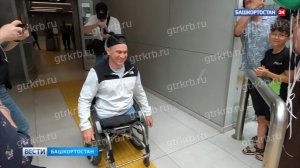 Покоривший Эверест на руках Рустам Набиев вернулся в Уфу