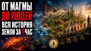 Каждая секунда — миллион лет- вся история Земли за 1 час