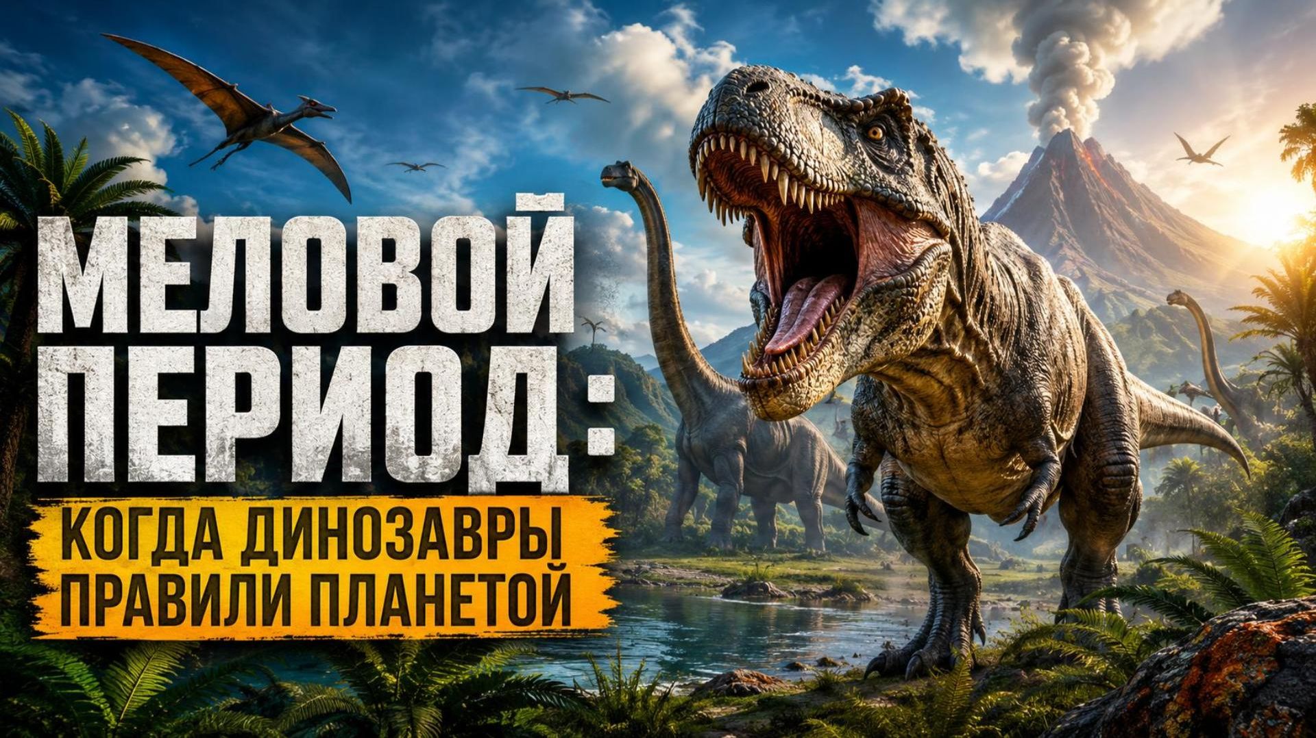 Когда динозавры правили планетой! МЕЛОВОЙ ПЕРИОД.