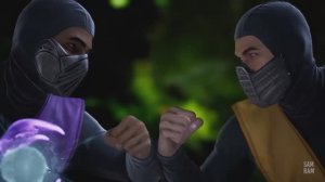 Mortal Kombat 1 - Рэйн vs Скорпион. Бруталити