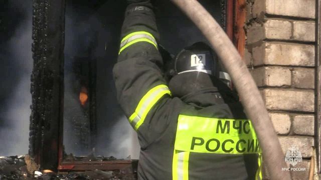 Пожар в доме на улице 2 -я Поэтическая  г. Курска