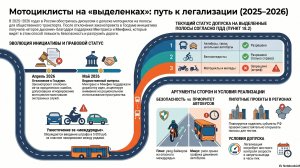 Мотоциклистам разрешат ездить по выделенке?