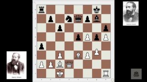 Steinitz - Zuckertort (16st game of the match) 1886