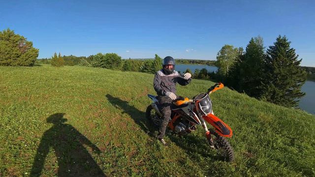 Вкат новичка в Эндуро Снято в 4к
