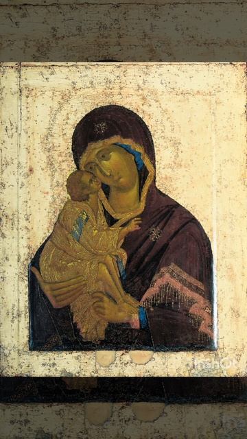 Донская икона Божией Матери❤️Конец 14 века, художник Феофан Грек. Богородицы с Христом на руках❤️