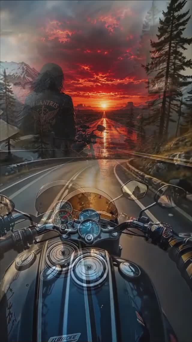 RIDE INTO THE RED SKY