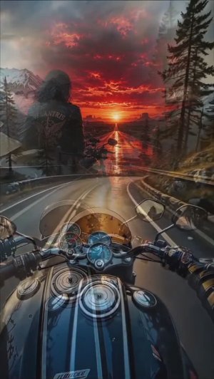 RIDE INTO THE RED SKY