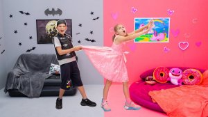 Pink vs Black Challenge для друзей от Вани и Мани