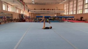 ЖП 2 юношеский, Крайнова - Целуйко, ДЮСШ г. Гвардейск, Комбинированное упражнение - день 2