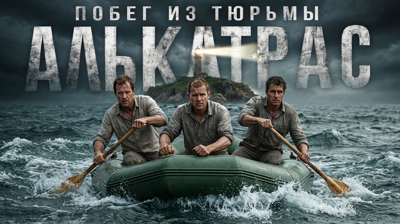 Тайна великого побега из тюрьмы Алькатрас смотреть онлайн