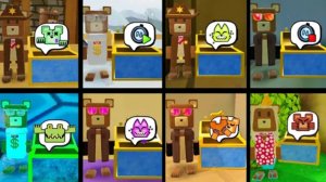 Поиск спрятанных сундуков и разблокировка всех эмоций и скинов в Super Bear Adventure🐻 💫