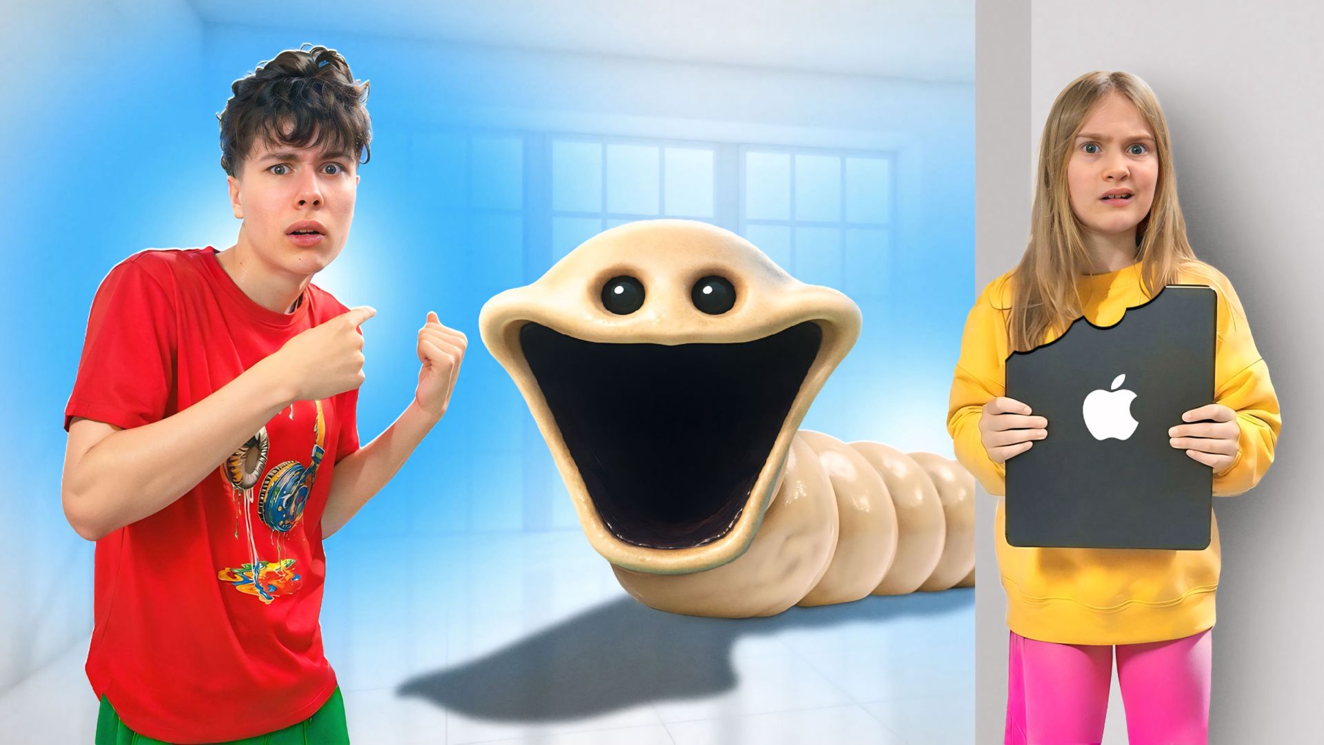 Как HUNGRY WORM оказался в нашем доме в реальной жизни ?