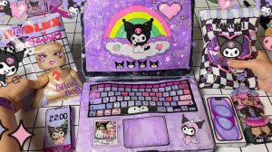 🍓Paper DIY🍓Poor KUROMI vs Rich MELODY Cooking Blind Bags 1000$ ｜ Lunch Box 🍕🍝 ASMR