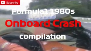Сборник бортовых аварий Формулы-1 1980-х годов #БЕЗ МУЗЫКИ#