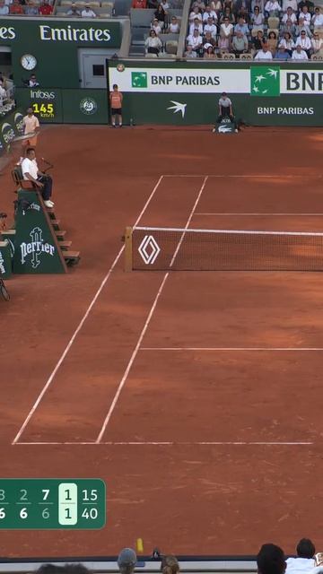AROUND THE NET FROM NOVAK 🤯  #Shorts
