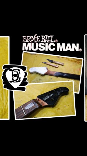 Голова приросла у Music Man. #РемонтГитар #DEmelyanov