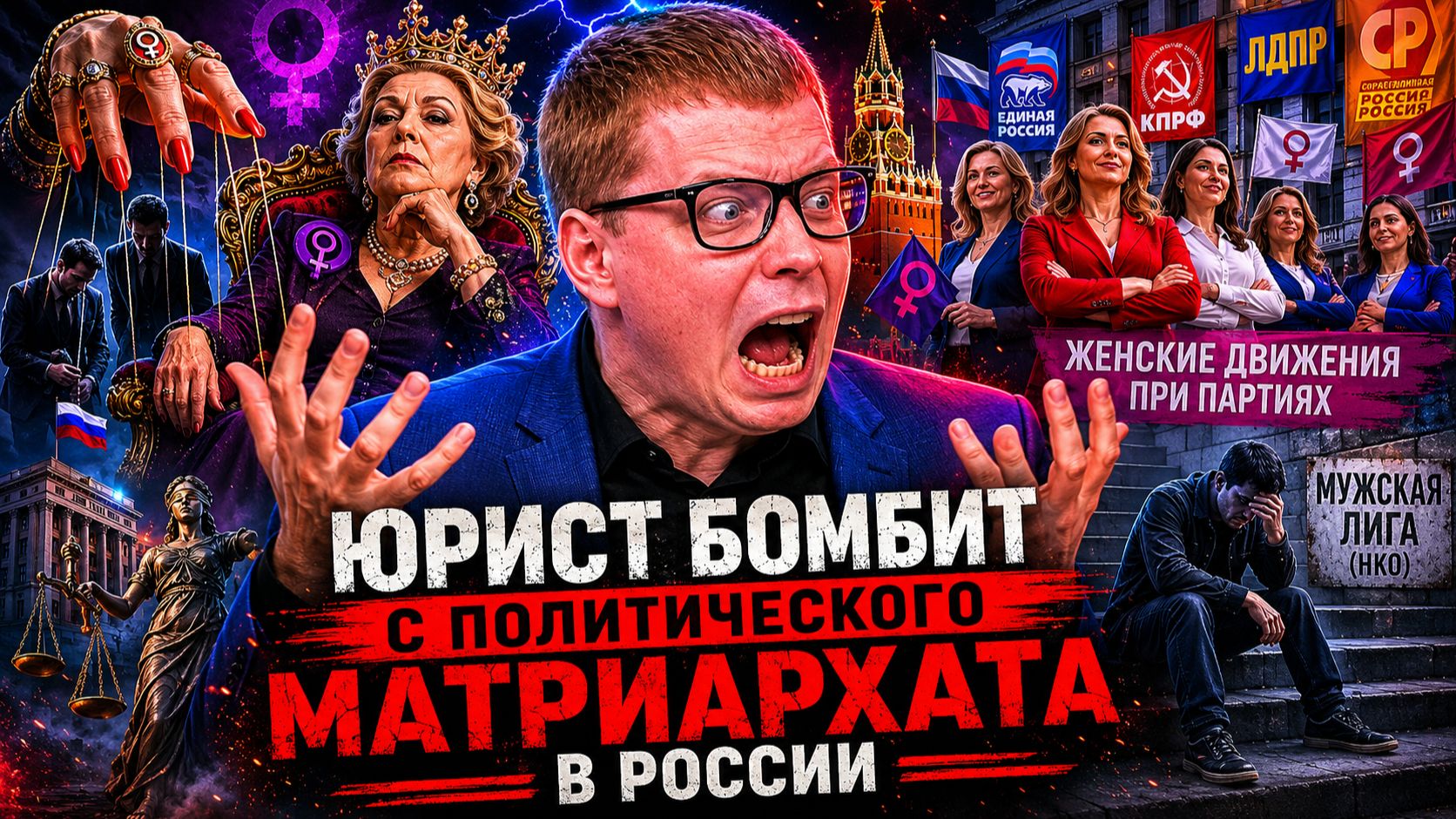 ЮРИСТ БОМБИТ ОТ ПОЛИТИЧЕСКОГО МАТРИАРХАТА В РОССИИ