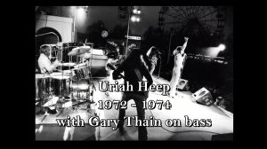 Uriah Heep сборник видео 1972-1974 с Gary Thain на басу.