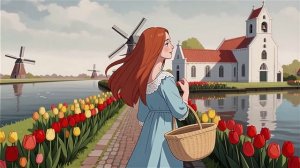 💐🇳🇱 ДИНА В ГОЛЛАНДИИ: тюльпаны, мельницы и романтика, от которой замирает сердце