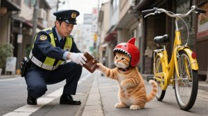 Рыжий котенок разбил яйца мамы-кошки, но нашел кошелек😿🚲🥚