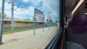 поездка на электропоезде ЭГЭ2Тв-058 №7454 Апрелевка-Железнодорожная
