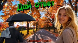 🍁ОЧАРОВАТЕЛЬНАЯ ПЕСНЯ Дай ответ Осеннее настроение 2025 СВЕТЛЫЙ СВЕТ @sergeiorlov69