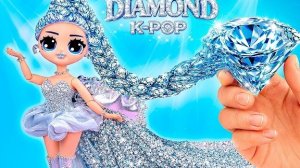 Изумрудная, рубиновая, бриллиантовая и сапфировая кукла! K-Pop Охотницы на Демонов!
