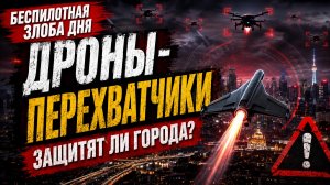 БЕСПИЛОТНАЯ ЗЛОБА ДНЯ: дроны-перехватчики