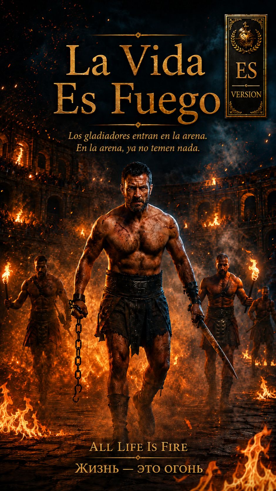 Spartacus Uprising — La Vida Es Fuego | Spanish Version #Shorts