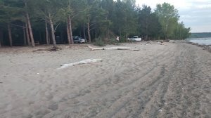 Нелегальный нудистский кемпинг 🏕️ на берегу Обского моря у Центрального пляжа Новосибирска - снова!