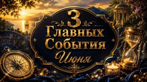 3 Главных События Июня