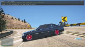Mercedes-Benz W140 Brabus супер дрифт на легендарном кабане в гта 5