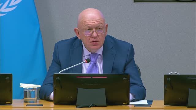 V.Nebenzya in connection with Ukraine's attacks on the college in Starobelsk, New York, May 26, 2026