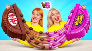 Жевательная Резинка vs Шоколадная Еда Челлендж # Удивительные Кухонные Рецепты от Multi DO Joy