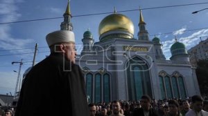Празднование Курбан-байрама в Москве