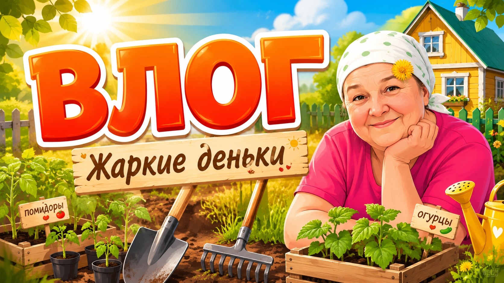 ВЛОГ. Жаркие деньки