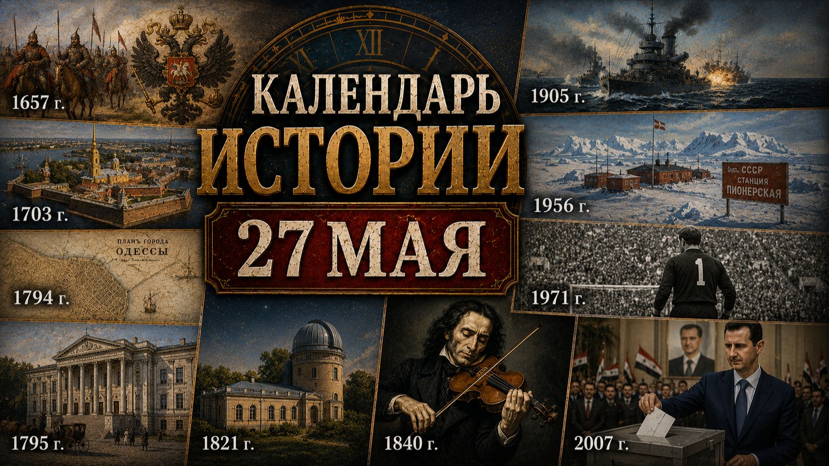 КАЛЕНДАРЬ ИСТОРИИ 27 МАЯ