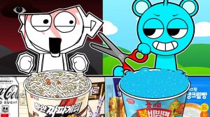 Круглосуточный магазин Паркер против Ская БЕЛЫЙ и СИНИЙ!!! СПРУНКИ