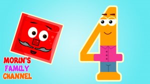 Изучаем цифру 4 || ЧЕТЫРЕ || Развивающие мультики для детей 0-5 лет.