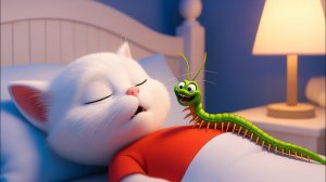 🐞🐱 Анимированная история с искусственным интеллектом# жуткое приключение маленького котенка!