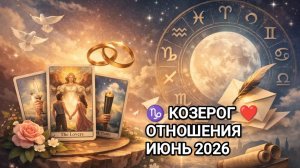 ♑ КОЗЕРОГ ❤️ ОТНОШЕНИЯ ИЮНЬ 2026