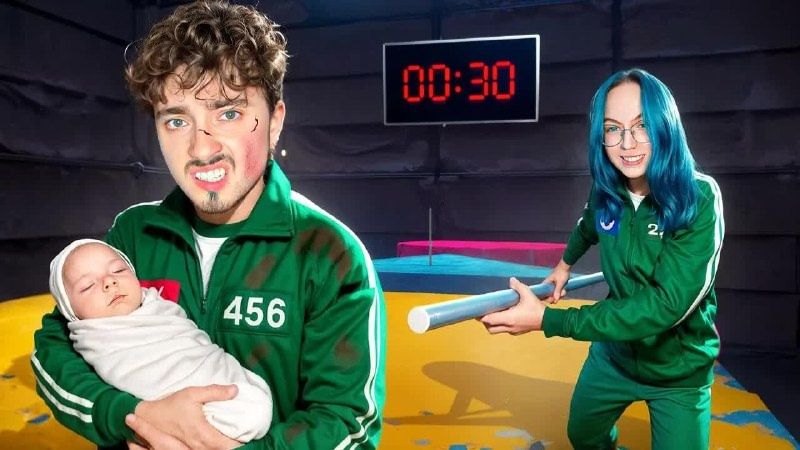 Эдисон РЕБЁНОК НОВЫЙ УЧАСТНИК ИГРЫ В КАЛЬМАРА 3 МАЙНКРАФТ! смотреть онлайн
