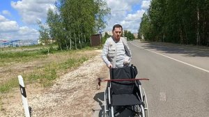 Жизнь после инсульта.Прогулка за пределы посёлка.