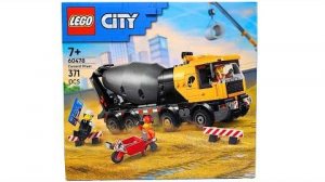 Цементомешалка LEGO City 60478. Сборка на скорость