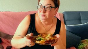 У сестры,даже,пропал аппетит,узнав ,за чей счет  банкет😉 Мукбанг/