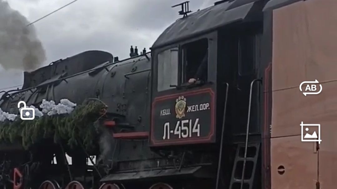 Поезд победы! Место съёмки г. Рузаевка, Мордовская область
