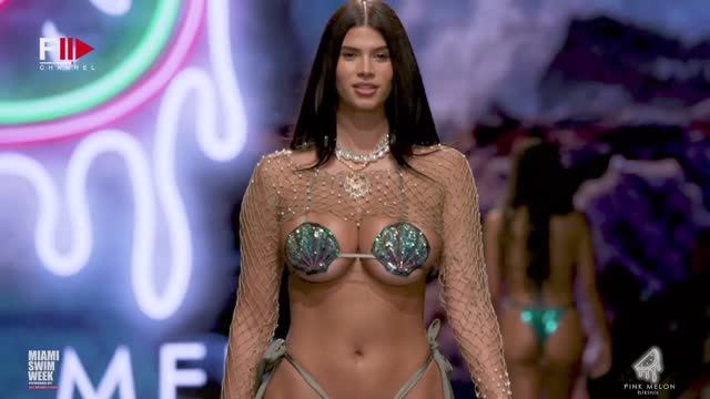 PINK MELON SWIMWEAR Art Hearts Spring 2023 Miami