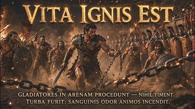 8. Latina Versio — Vita Ignis Est —Latin Song (Per Ignem ad Libertatem) (Через огонь к свободе)