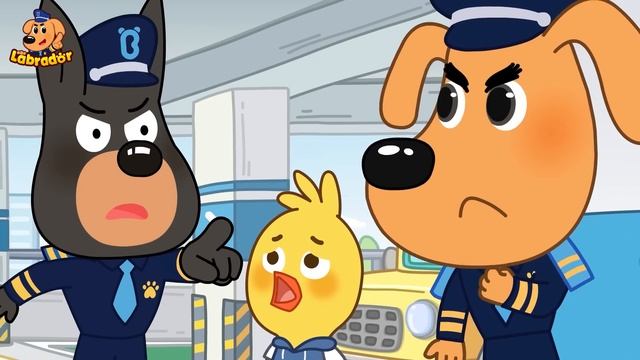 ⚠️Не играйте на стоянке 🚗Безопасность детей 🔍Новая серия 📺Детский мультик Шериф Лабрадор смотреть онлайн